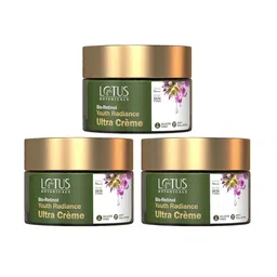 Lotus Botanicals Bio Retinol Set Of 3 Youth Radiance Ultra Cream SPF 25 PA+ - 50g Each image 1