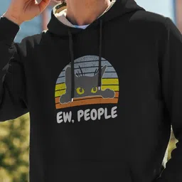 TOGS & TERRE Men Graphic Printed Hooded Sweatshirt image 2