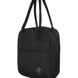 mike bags Mike Miloreo Lunch Bag Black - Height 9 Inches. Capacity 7L image 4