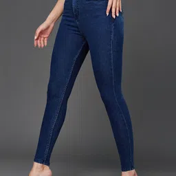 Miss Chase Women Twilight Owl Skinny Fit High-Rise Stretchable Jeans image 2
