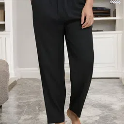 Kryptic Women Pack Of 2 Pure Cotton Mid-Rise Lounge Pants-picture-41