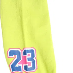 arias by lara dutta Arias Terry Cotton Knit Full Drop Shoulder Sleeves Hooded Sweatshirt with Text Print & Kangaroo Pockets - Dark Pink image 5