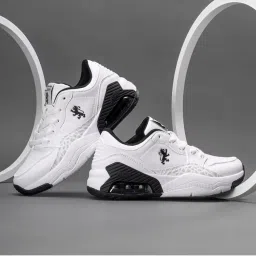 Red Tape Women Solid Black & White Sneakers-image-14