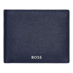 Hugo Boss Classic Grained Navy Blue Folding Wallet-image-67