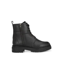 Delize Womens Black Ankle Boots image 2