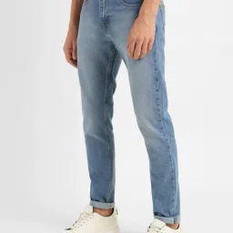 levi's Men's 512 Blue Slim Tapered Fit Mid Rise Jeans image 4