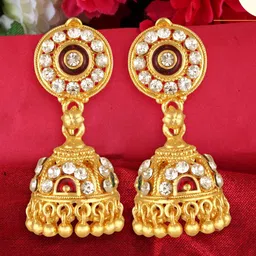 VIVASTRI Women Gold-Plated Alloy Earrings-picture-24