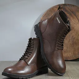 El Paso Men Synthetic Block-Heeled Regular Boots-picture-33