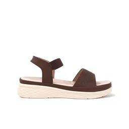 DressBerry Women Textured Open Toe Flats with Laser Cuts image 4