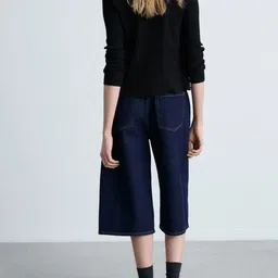 MANGO Ribbed V-Neck Button-Down Cardigan image 5