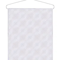 Kuber Industries Gold-Toned and White Floral Printed Jewellery Organiser image 2