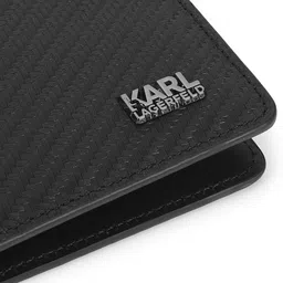 Karl Lagerfeld Men Leather Two Fold Wallet image 5