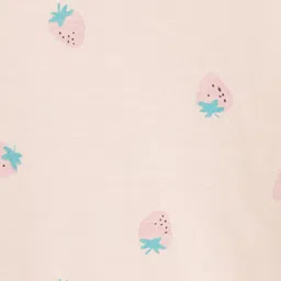 Juniors by Babyshop Girls Berries Printed Pure Cotton T-shirt With Pyjamas image 3