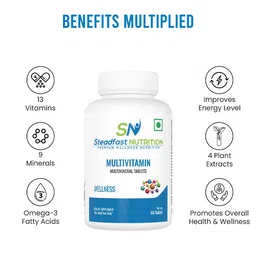 Steadfast Nutrition Multivitamin Multimineral Tablets- 60 Tablets image 5