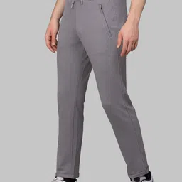MACHO Men Cotton Relaxed-Fit Loop Knit Track Pants-image-77
