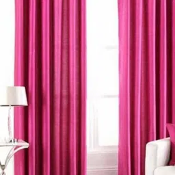 BELLA TRUE Pink 4 Pieces Semi Transparent Door Curtains-picture-10