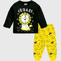 KUCHIPOO Boys Printed T-shirt with Pyjamas image 3