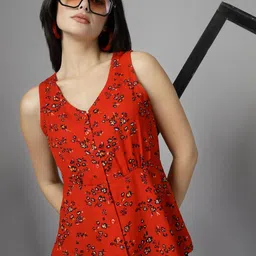 KASSUALLY Floral Print Tank Top image 2