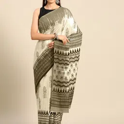 BUTA BUTI Floral Printed Pure Cotton Saree-image-65