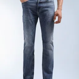 Flying Machine Men Authentics Straight Fit Mid-Rise Light Fade Stretchable Jeans-picture-27