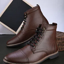 Killer Men Synthetic Textured Mid-Top Regular Boots-picture-32