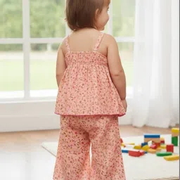 NEW GEN Girls Printed Top with Palazzos image 2