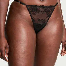 Victoria's Secret Women Lace Low Rise Thong Briefs-image-13