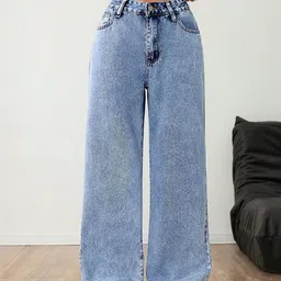 Shrutika Women Jean Regular Fit High-Rise Light Fade Stretchable Jeans-picture-58