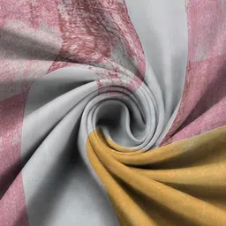 WEAVE AND DECOR White & Orange 300TC Cotton Double King Bedsheet Set 1.98 m x 1.82 m image 4