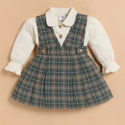 LACKii DOLL Checked Fit & Flare Dress image 1