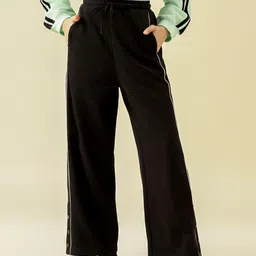 Lil Tomatoes Girls Cotton Flared Trackpant-image-93