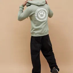 SmileyWorld Men Printed Hooded Sweatshirt-picture-23