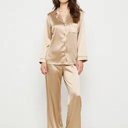 DEHMAN Shirt Collar Night Suit-picture-13