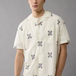 AMERICAN EAGLE OUTFITTERS Men Relaxed Fit Conversational Printed Cotton Casual Shirt-image-29