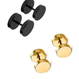 shobhram Unisex Gold Earrings-picture-33