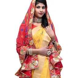 Ranisatiya creation Printed Bandhani Dupatta image 2