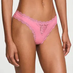 Victoria's Secret Dream Angels Lace-Trim Thongs Brief 1125067011T5 image 1