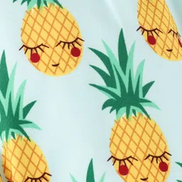 Kookie Kids Full Length Leggings Pineapple Print - Blue image 4