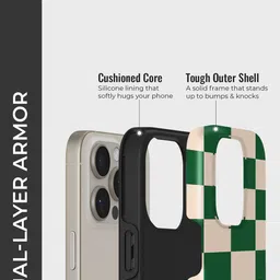 PEEPERLY Ivy League Geometric Printed Impact Resistant iPhone 13 Pro Max Crystal Back Case image 4