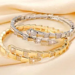 Just Lil Things Stone Studded Cuff Bracelet-image-70