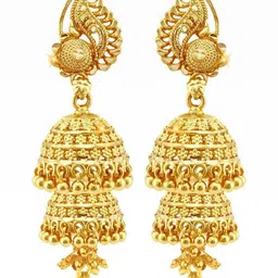 VIVASTRI Women Gold-Plated Alloy Earrings-picture-18