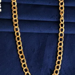 Roadster Gold Plated Designer Circular Chain For Men-picture-12