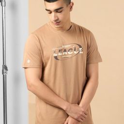 CULT Men Khaki Sports League Graphic T-shirt-picture-32