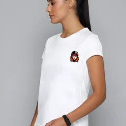 TRENDSATTIRE Round Neck Applique Regular Fit T-shirt image 5