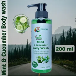 Elecsera Mint & Cucumber Body Wash- 200 ml-picture-17