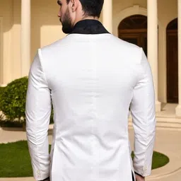 PRINTCULTR Tuxedo Double Vent Blazer image 2