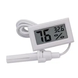 Mini Digital Thermometer Humidity Hygrometer (Colour may vary) image 1