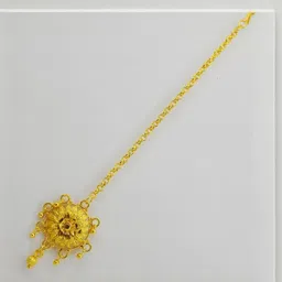 Mansi Jewl Point Gold-Plated Floral Design Maang Tikka-picture-30