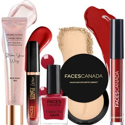 FACES CANADA Set Of 5 Smudge Proof And Fade Proof Matt Look Makeup Combo-picture-39