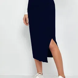 ALYNE Pencil Side Slit Midi Skirt image 3
